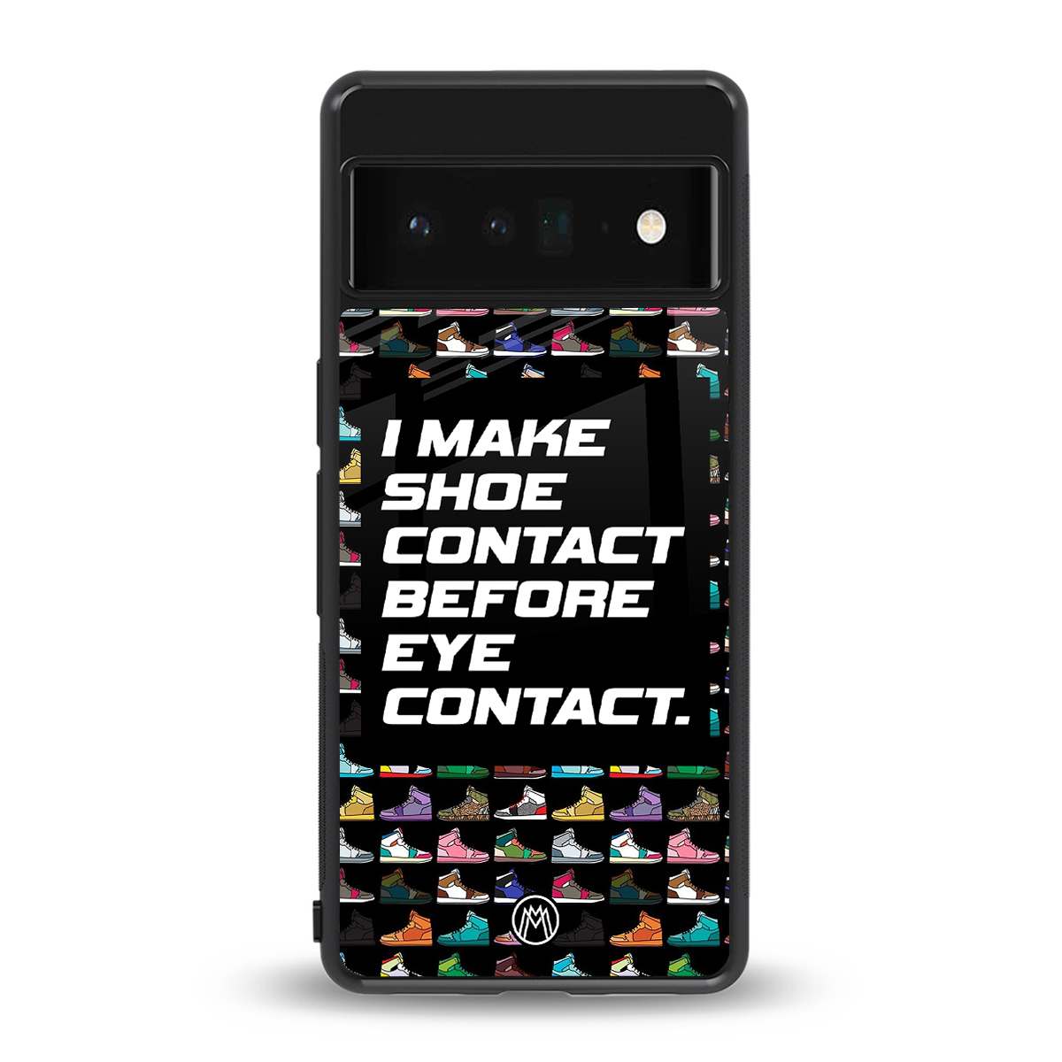 shoe contact back phone cover | glass case for google pixel 6 pro