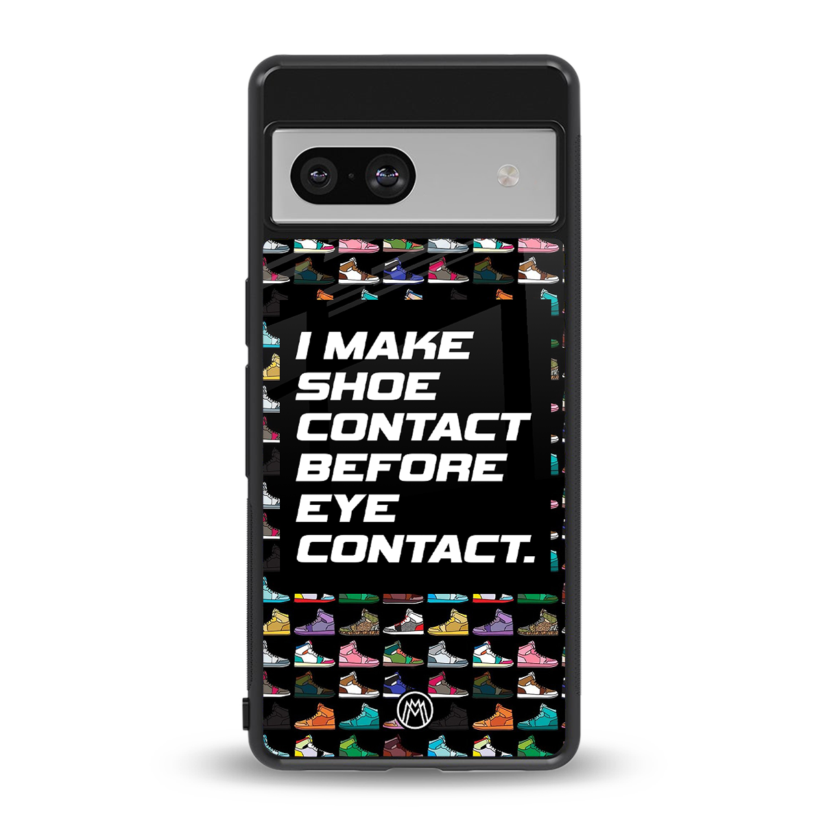 shoe contact back phone cover | glass case for Google Pixel 7
