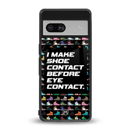 shoe contact back phone cover | glass case for Google Pixel 7A