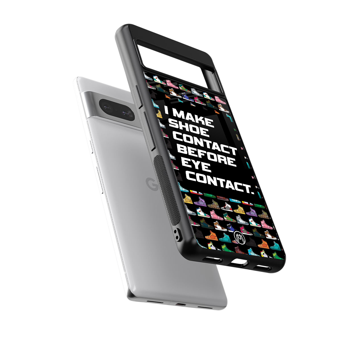 shoe contact back phone cover | glass case for Google Pixel 7