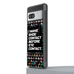 shoe contact back phone cover | glass case for Google Pixel 7