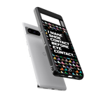 shoe contact back phone cover | glass case for google pixel 8 pro