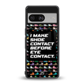 shoe contact back phone cover | glass case for Google Pixel 8
