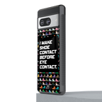 shoe contact back phone cover | glass case for Google Pixel 8