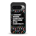 shoe contact back phone cover | glass case for google pixel 9 pro