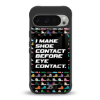 shoe contact back phone cover | glass case for google pixel 9 pro