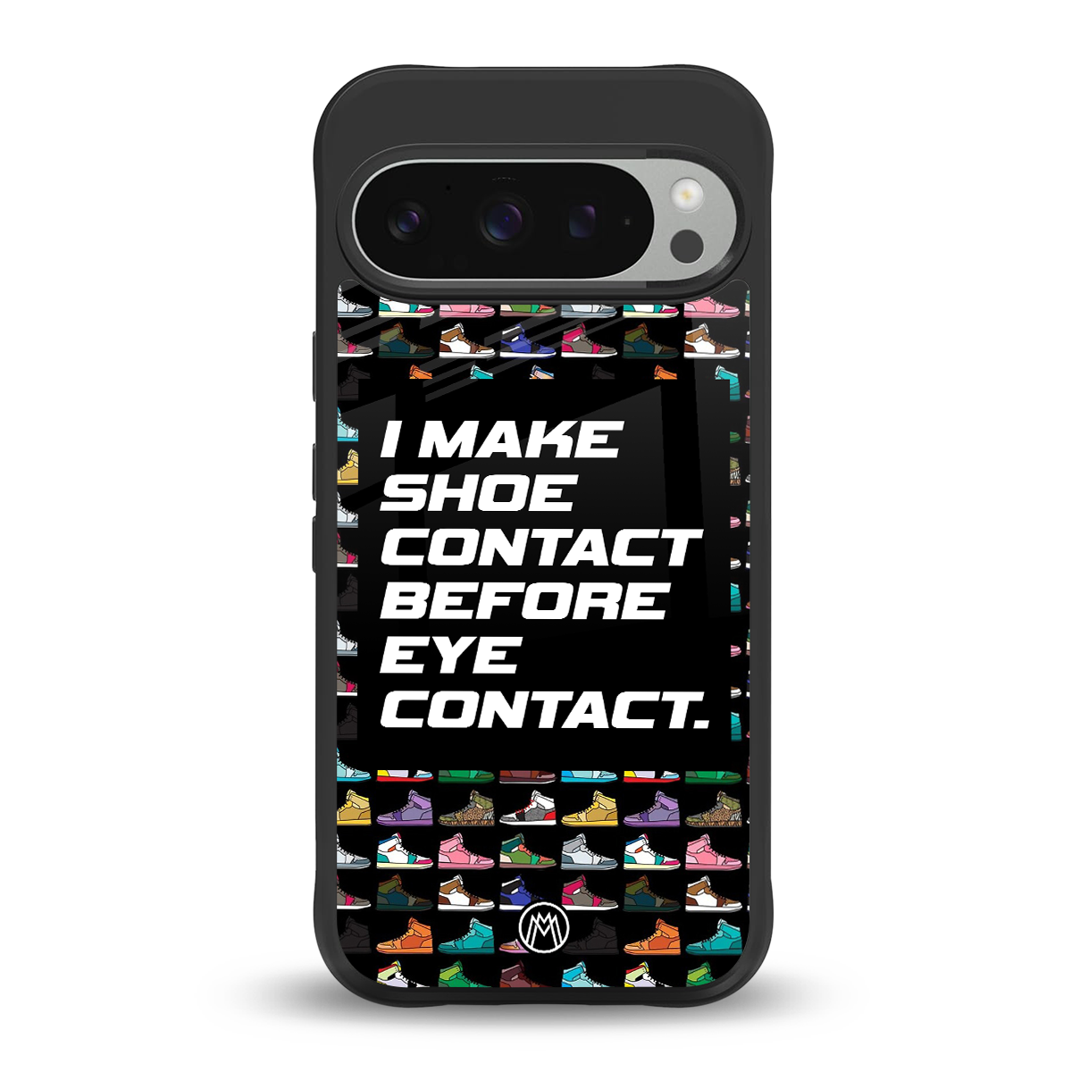 shoe contact back phone cover | glass case for google pixel 9 pro xl