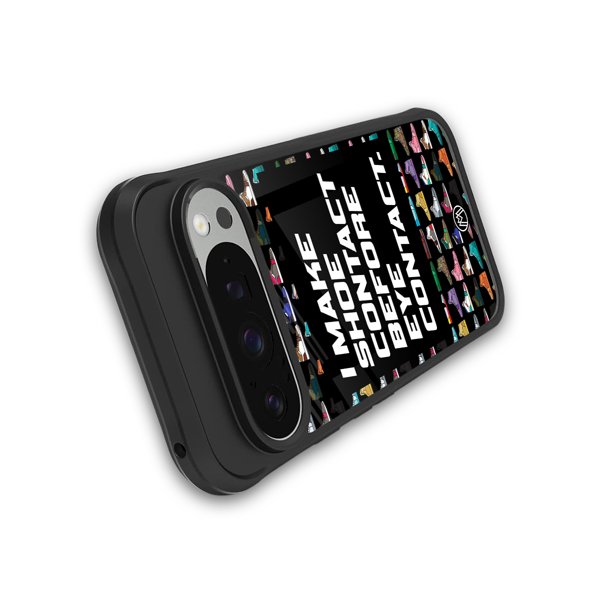 shoe contact back phone cover | glass case for google pixel 9 pro xl