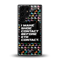 shoe contact back phone cover | glass case for samsung galaxy s25 ultra