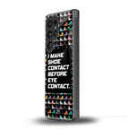 shoe contact back phone cover | glass case for samsung galaxy s25 ultra