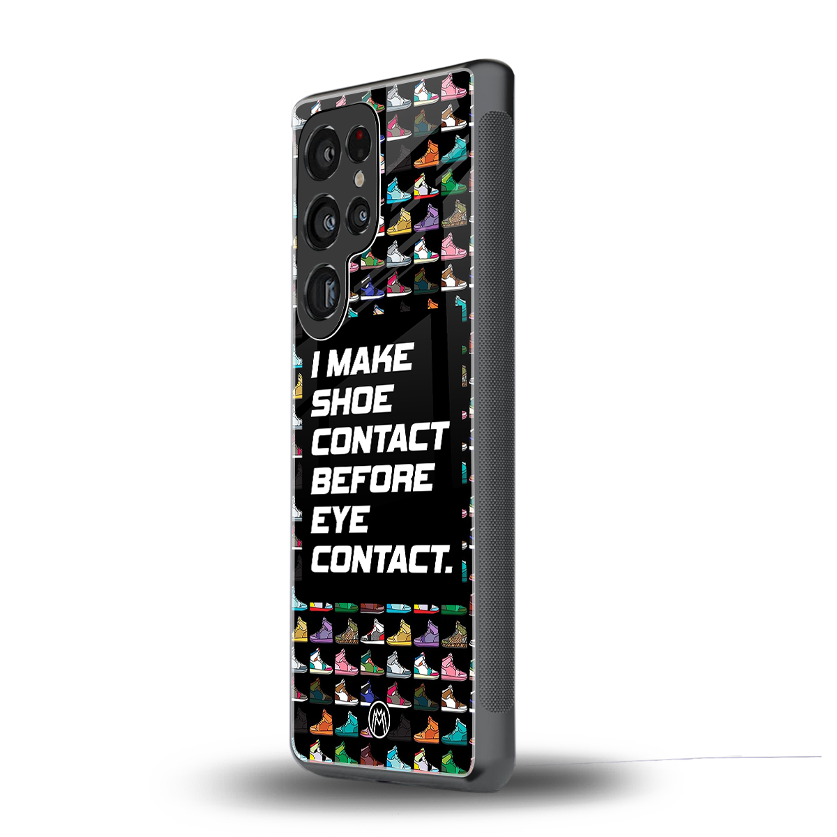 shoe contact back phone cover | glass case for samsung galaxy s25 ultra