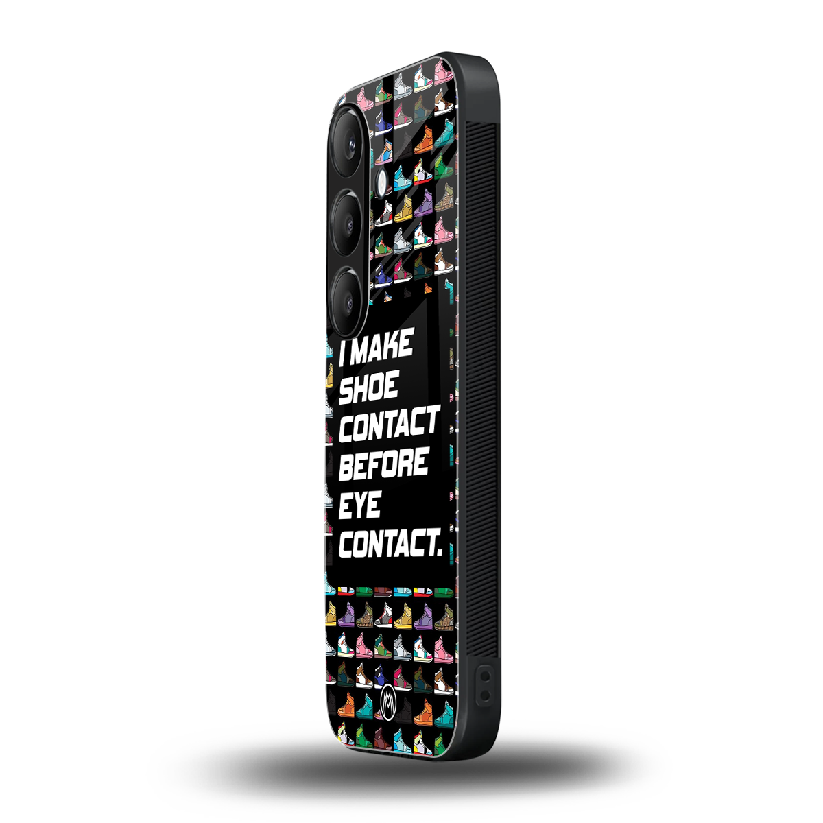 shoe contact back phone cover | glass case for samsung galaxy s23 plus