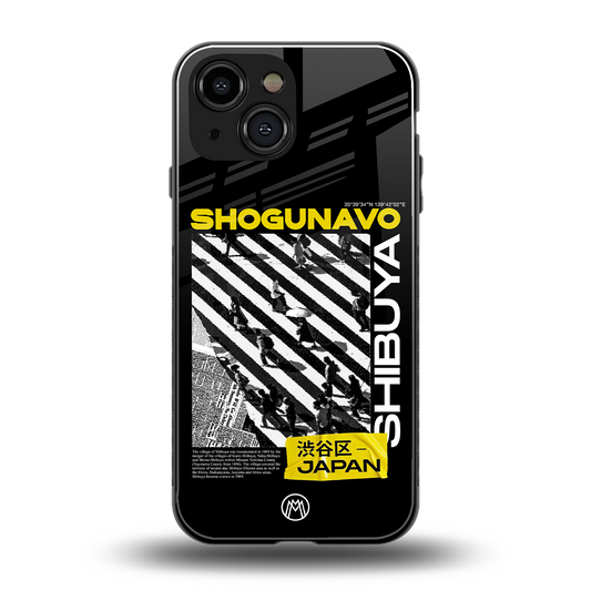 shogunavo shibuya back phone cover | glass case for iphone 13 mini