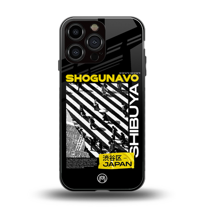 shogunavo shibuya back phone cover | glass case for iphone 13 pro max