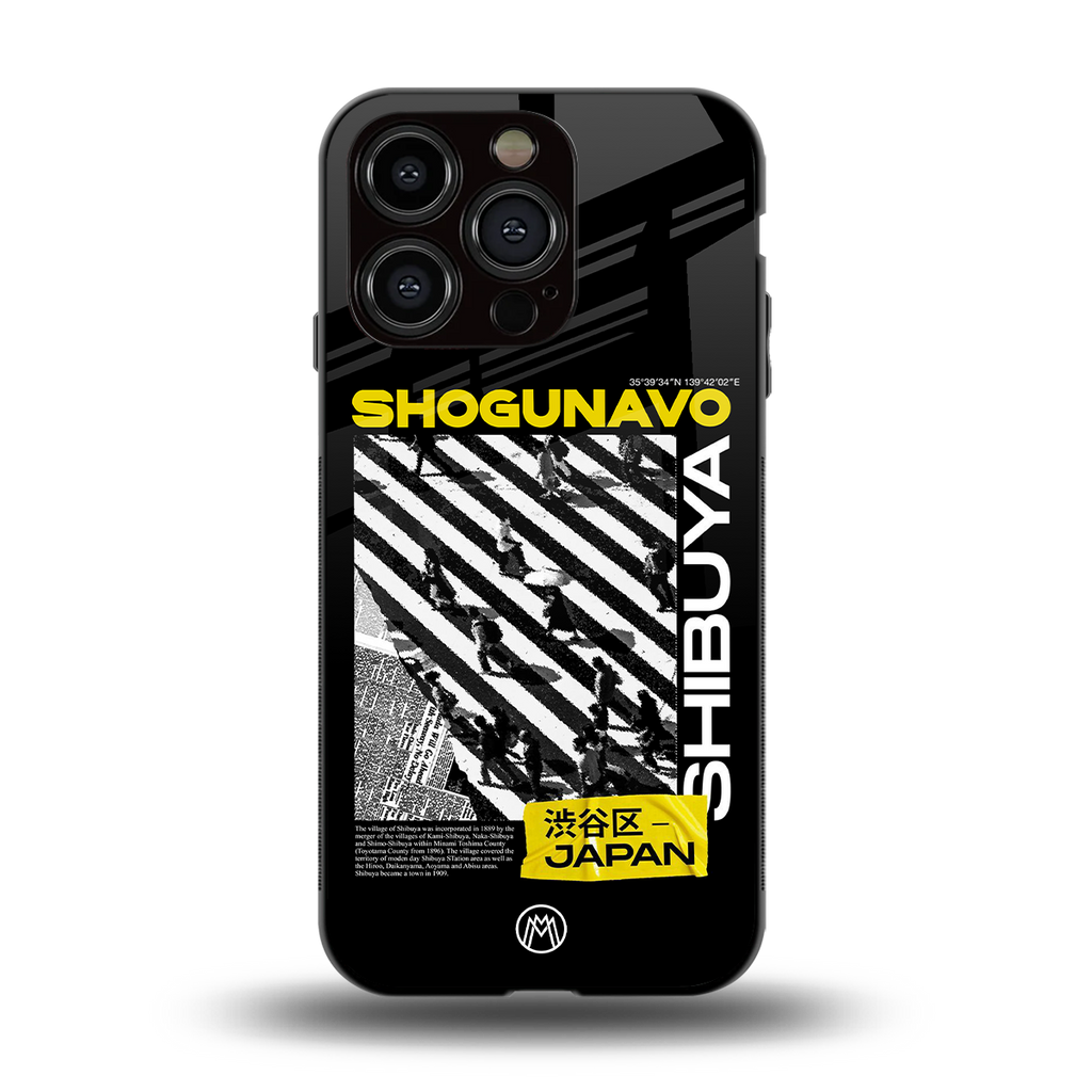 shogunavo shibuya back phone cover | glass case for iphone 13 pro