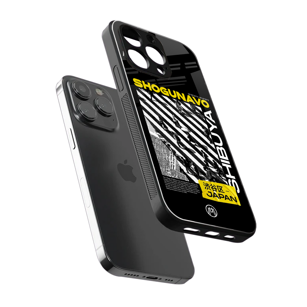 shogunavo shibuya back phone cover | glass case for iphone 13 pro