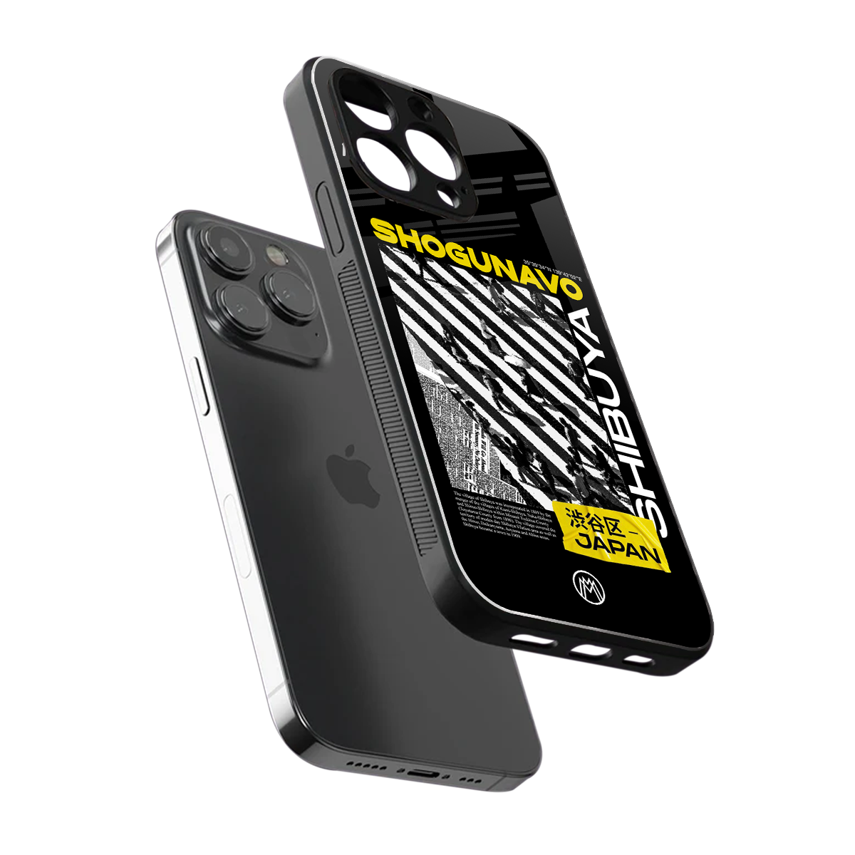 shogunavo shibuya back phone cover | glass case for iphone 13 pro