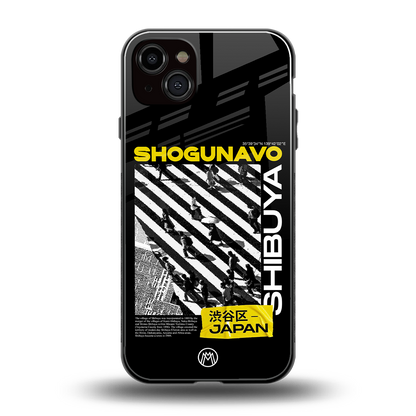 shogunavo shibuya back phone cover | glass case for iphone 14 plus