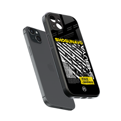 shogunavo shibuya back phone cover | glass case for iphone 14 plus
