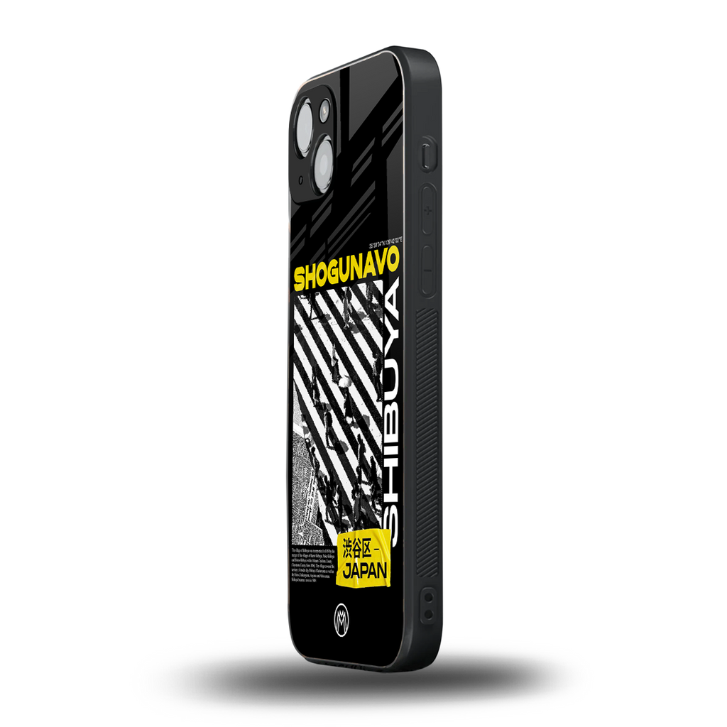 shogunavo shibuya back phone cover | glass case for iphone 14 plus