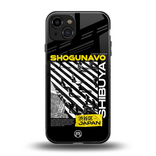 shogunavo shibuya back phone cover | glass case for iphone 15