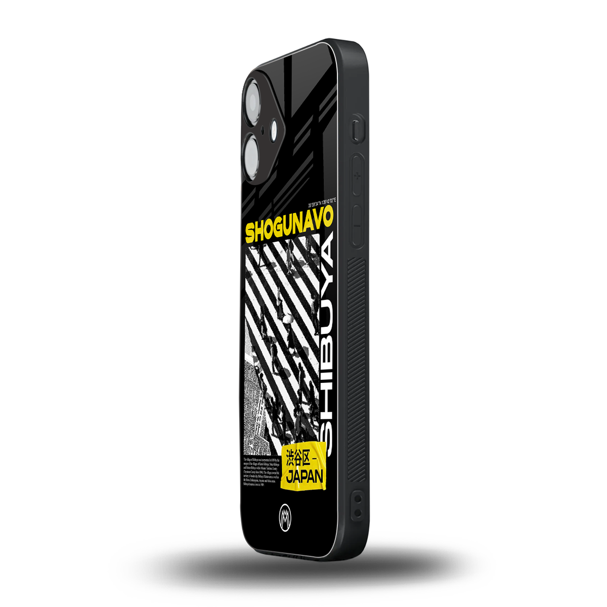 shogunavo shibuya back phone cover | glass case for iphone 16 plus