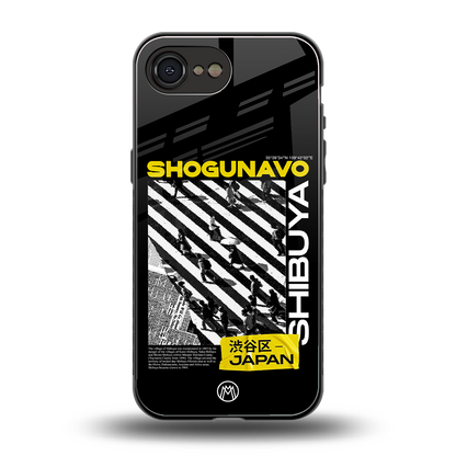 shogunavo shibuya back phone cover | glass case for iphone 16e