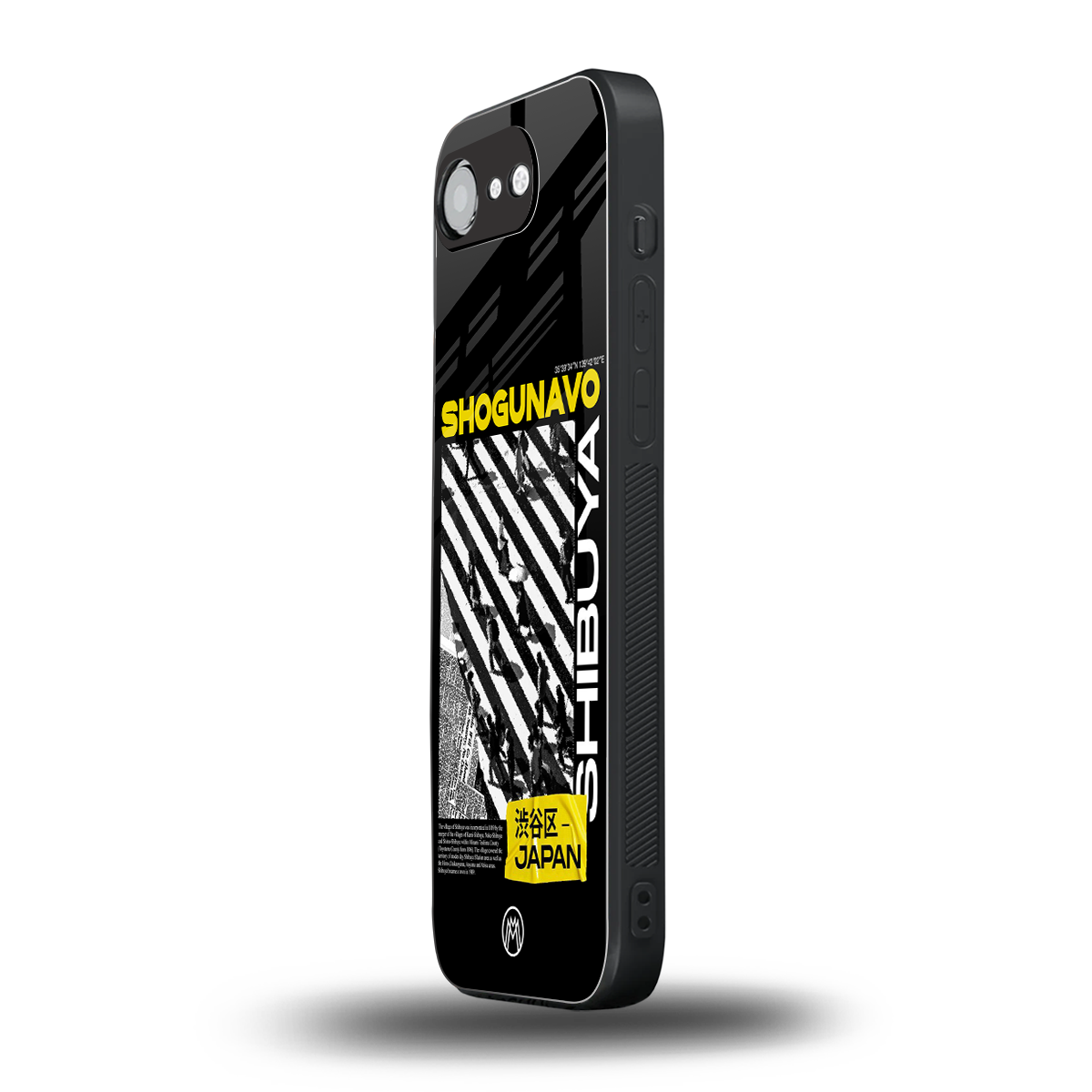 shogunavo shibuya back phone cover | glass case for iphone 16e