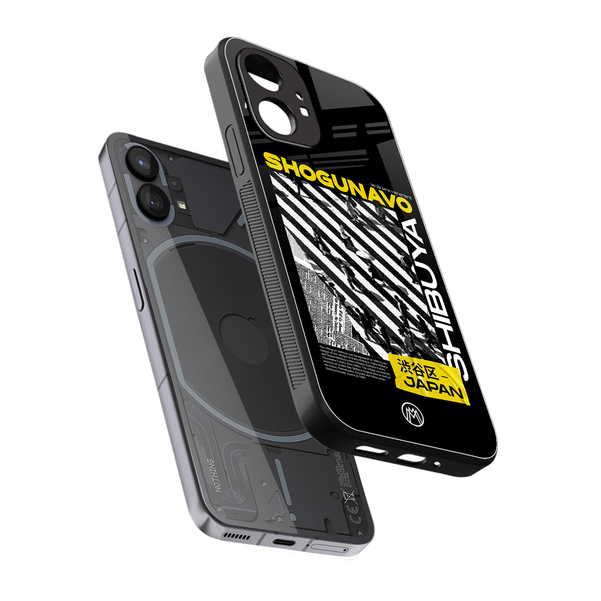 shogunavo shibuya back phone cover | glass case for nothing phone 1
