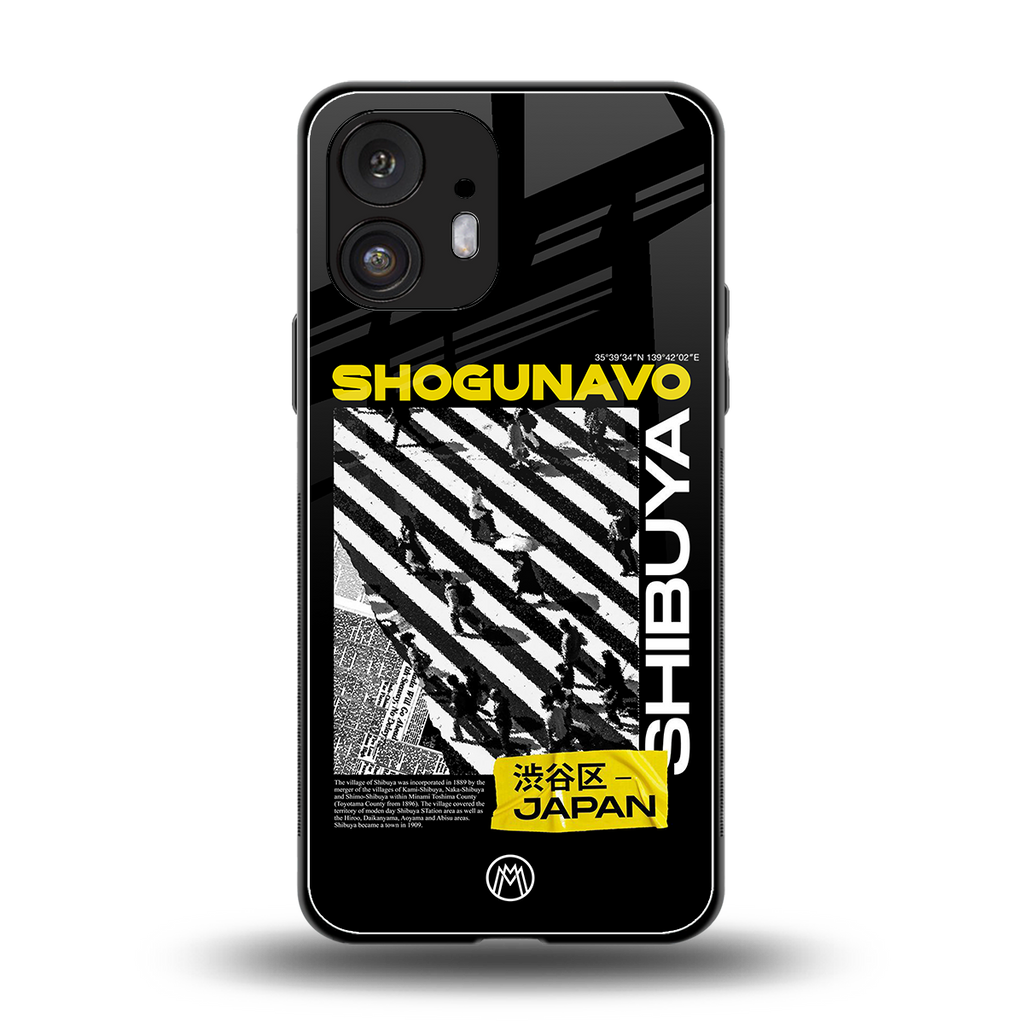 shogunavo shibuya back phone cover | glass case for nothing phone 2