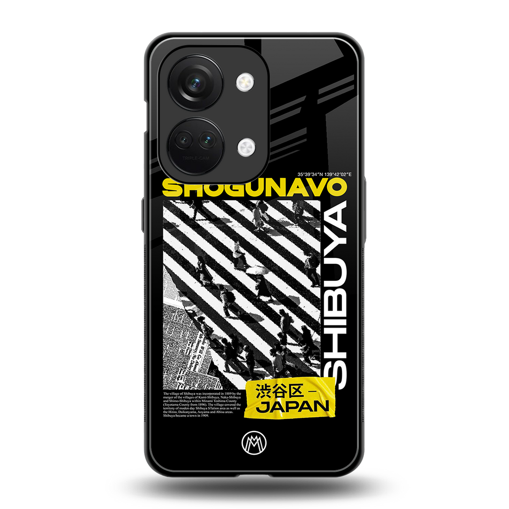 shogunavo shibuya back phone cover | glass case for oneplus nord 3