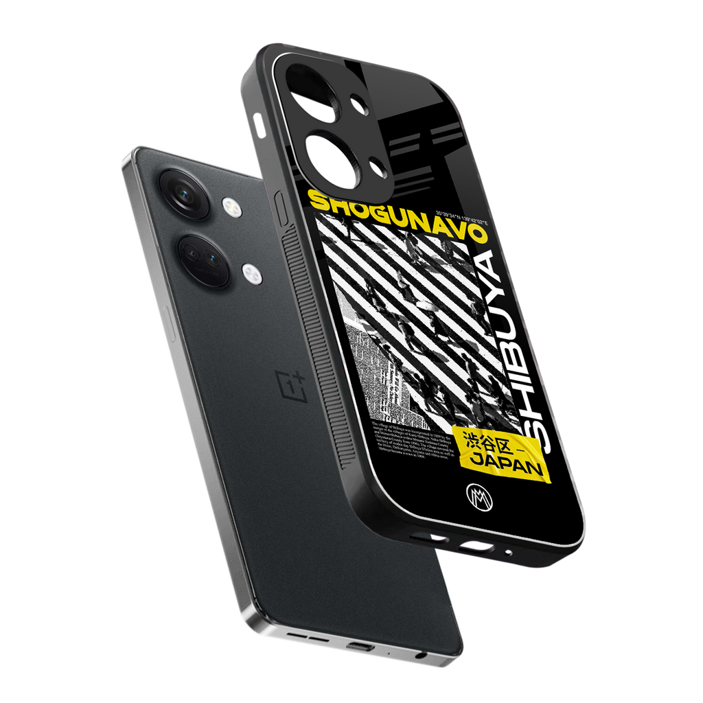 shogunavo shibuya back phone cover | glass case for oneplus nord 3