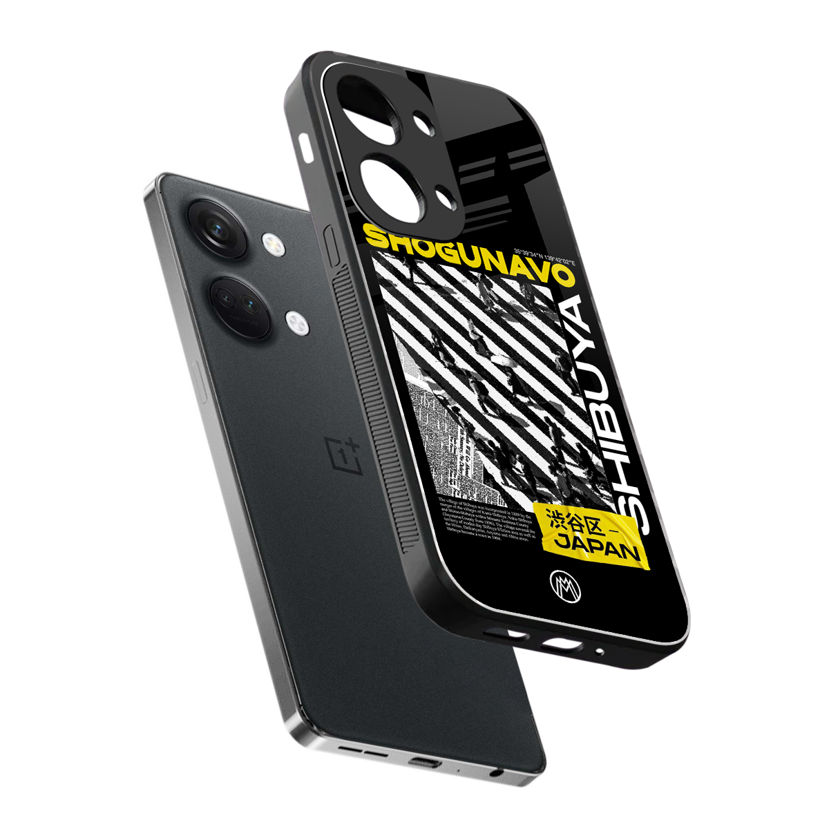 shogunavo shibuya back phone cover | glass case for oneplus nord 3