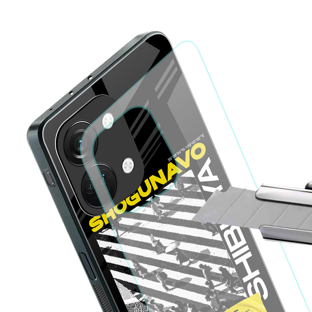shogunavo shibuya back phone cover | glass case for oneplus nord 3