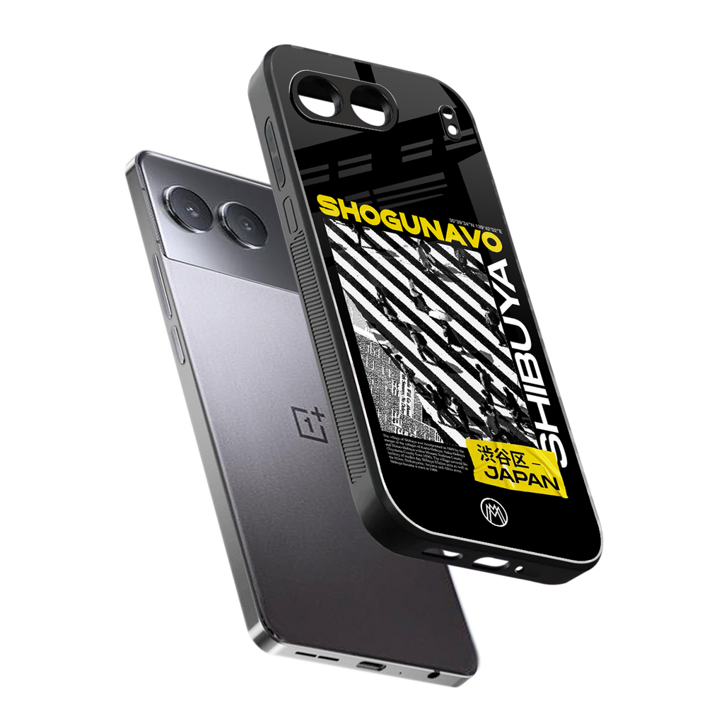 shogunavo shibuya back phone cover | glass case for oneplus nord 4