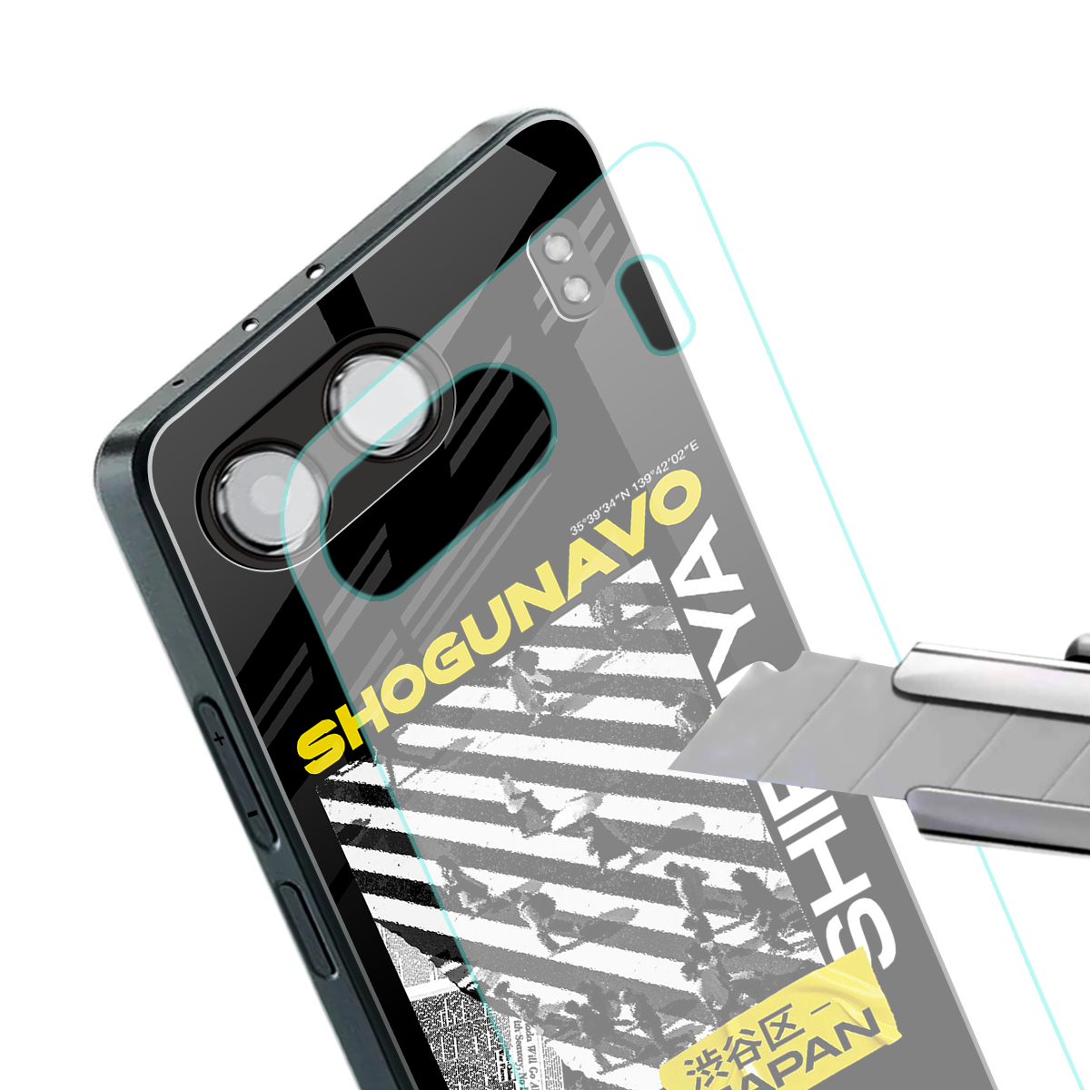 shogunavo shibuya back phone cover | glass case for oneplus nord 4