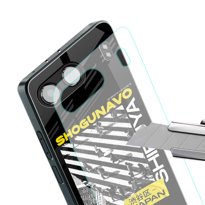shogunavo shibuya back phone cover | glass case for oneplus nord 4