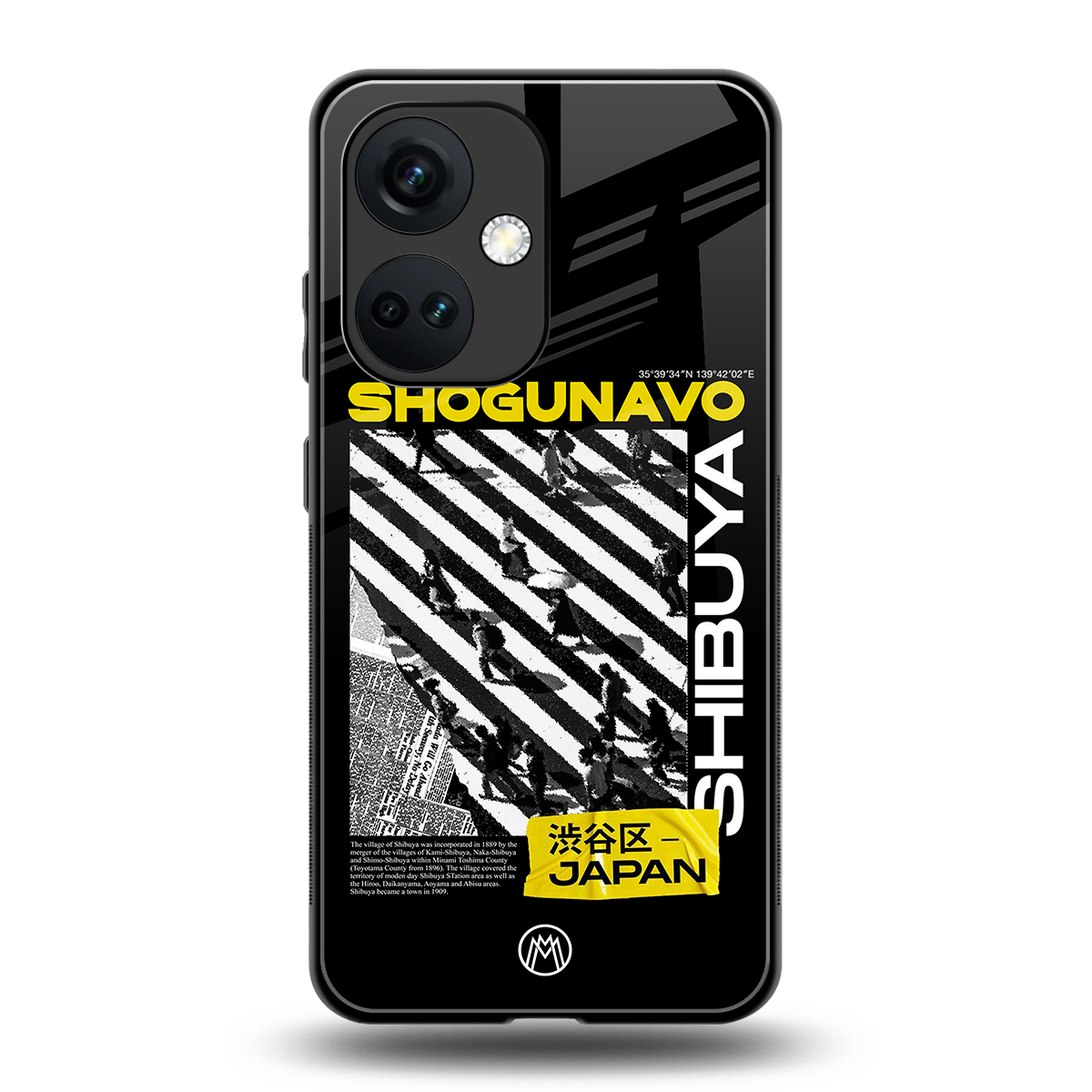 shogunavo shibuya back phone cover | glass case for oneplus nord ce 3