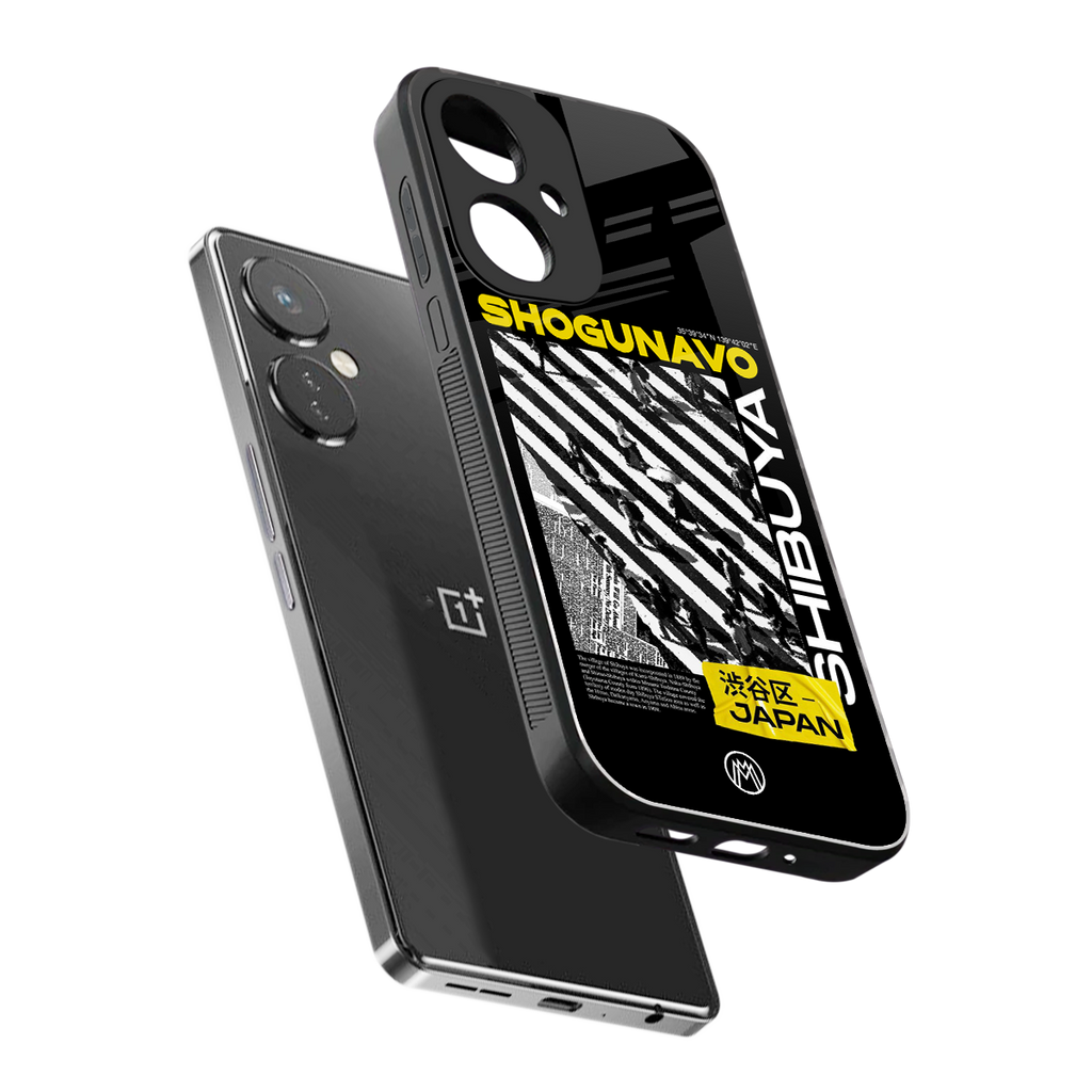 shogunavo shibuya back phone cover | glass case for oneplus nord ce 3
