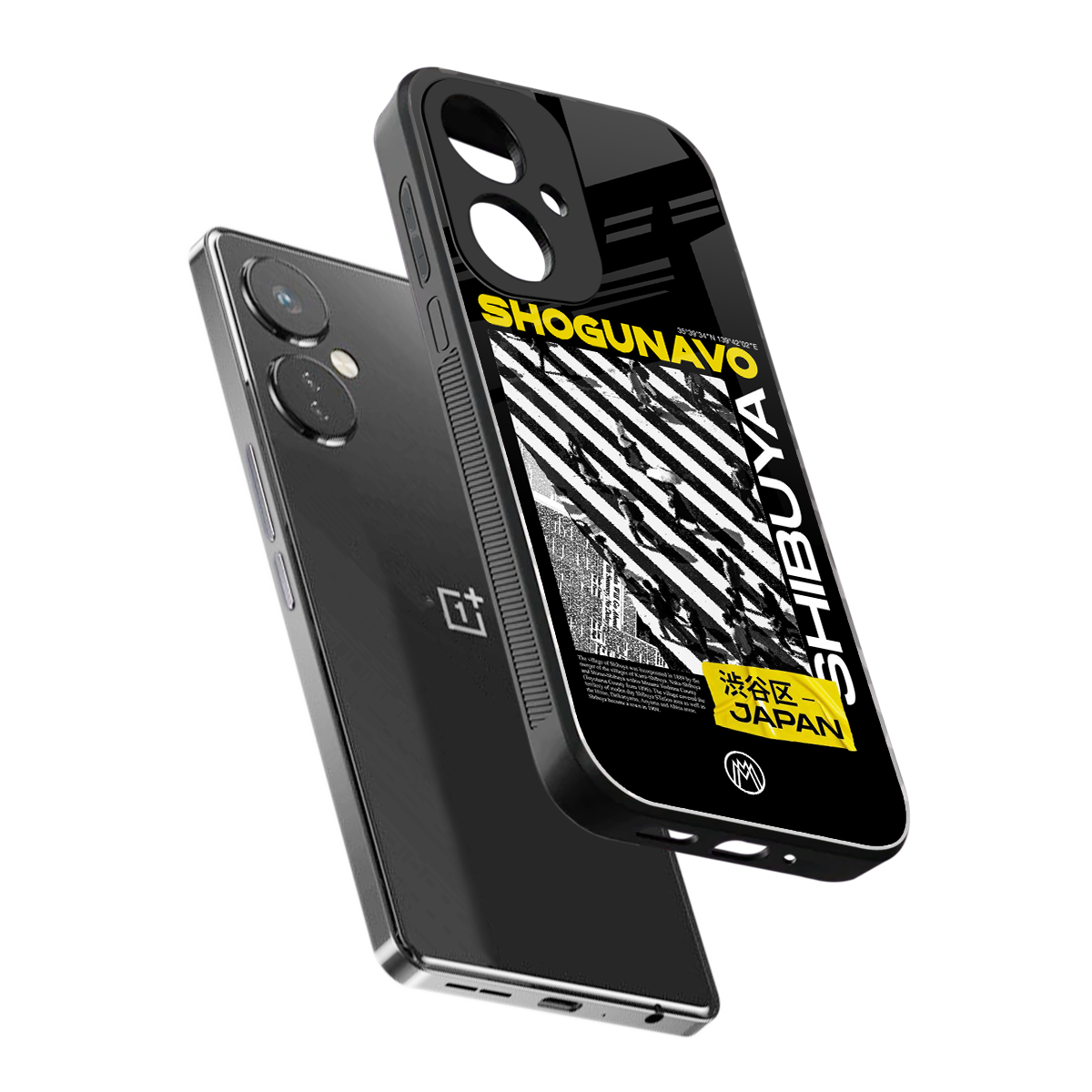shogunavo shibuya back phone cover | glass case for oneplus nord ce 3