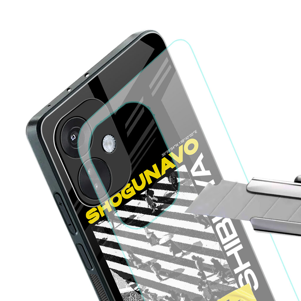 shogunavo shibuya back phone cover | glass case for oneplus nord ce 3