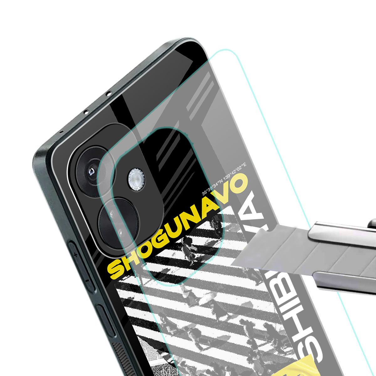 shogunavo shibuya back phone cover | glass case for oneplus nord ce 3
