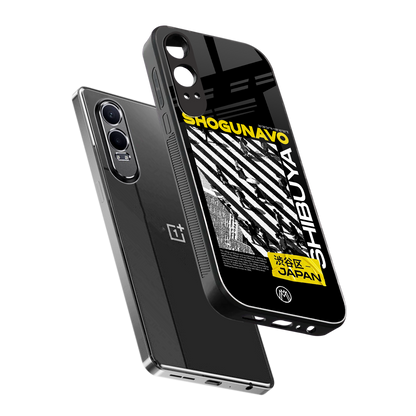 shogunavo shibuya back phone cover | glass case for oneplus nord ce 4 lite
