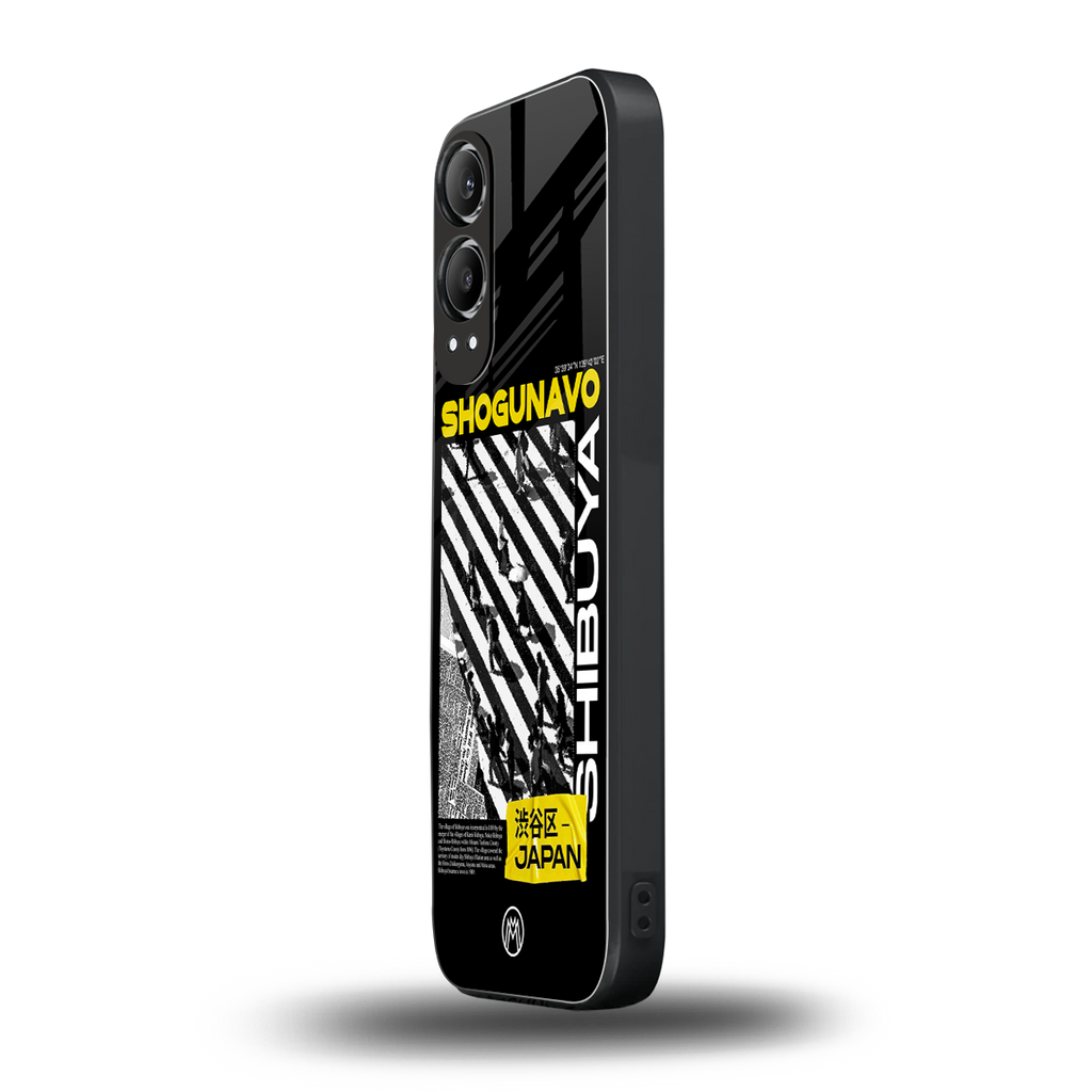 shogunavo shibuya back phone cover | glass case for oneplus nord ce 4 lite