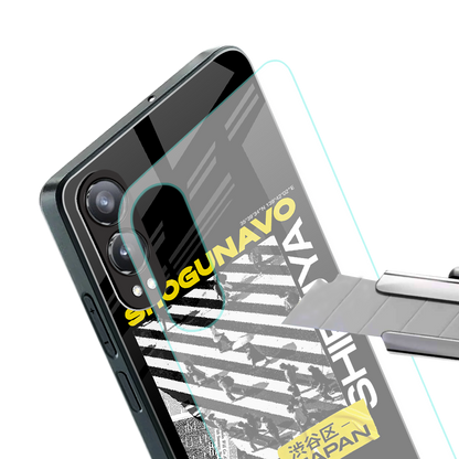 shogunavo shibuya back phone cover | glass case for oneplus nord ce 4 lite