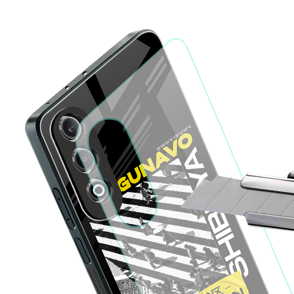 shogunavo shibuya back phone cover | glass case for oneplus nord ce 4