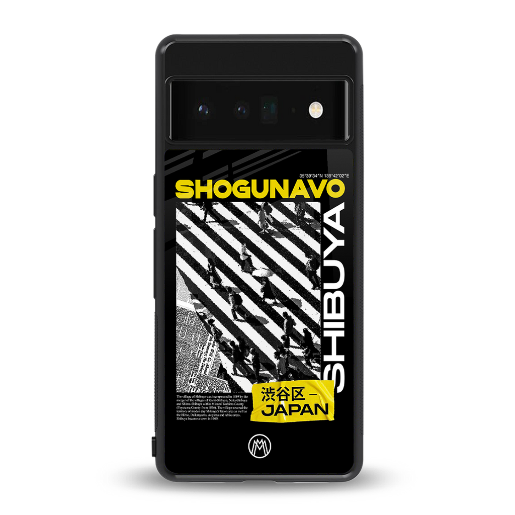 shogunavo shibuya back phone cover | glass case for google pixel 6 pro