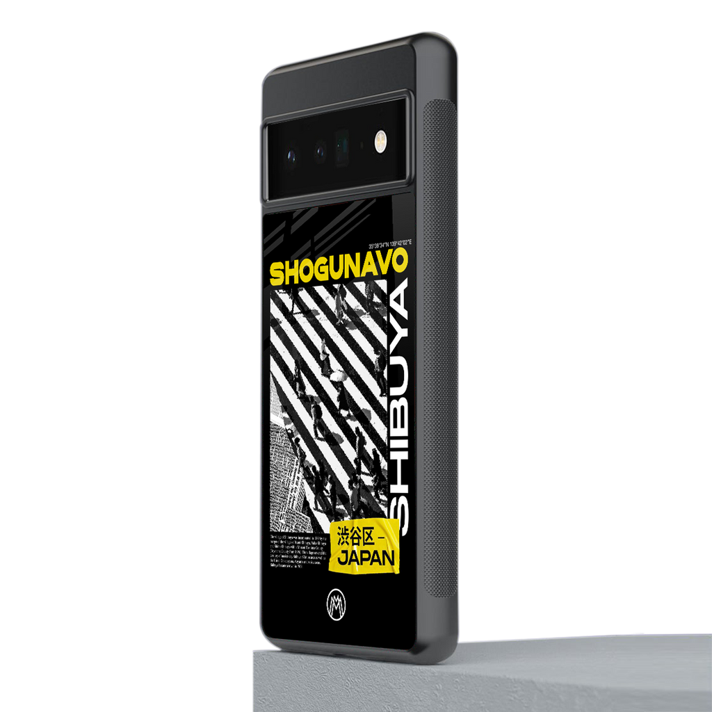 shogunavo shibuya back phone cover | glass case for google pixel 6 pro