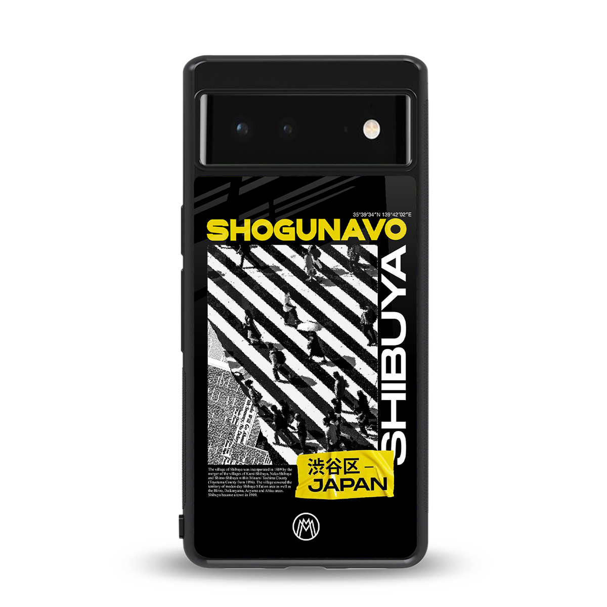 shogunavo shibuya back phone cover | glass case for google pixel 6