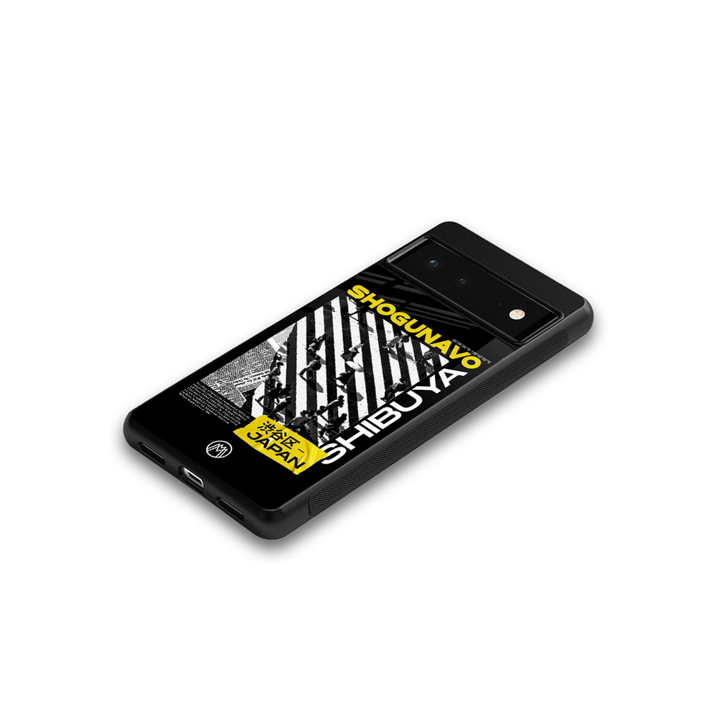 shogunavo shibuya back phone cover | glass case for google pixel 6
